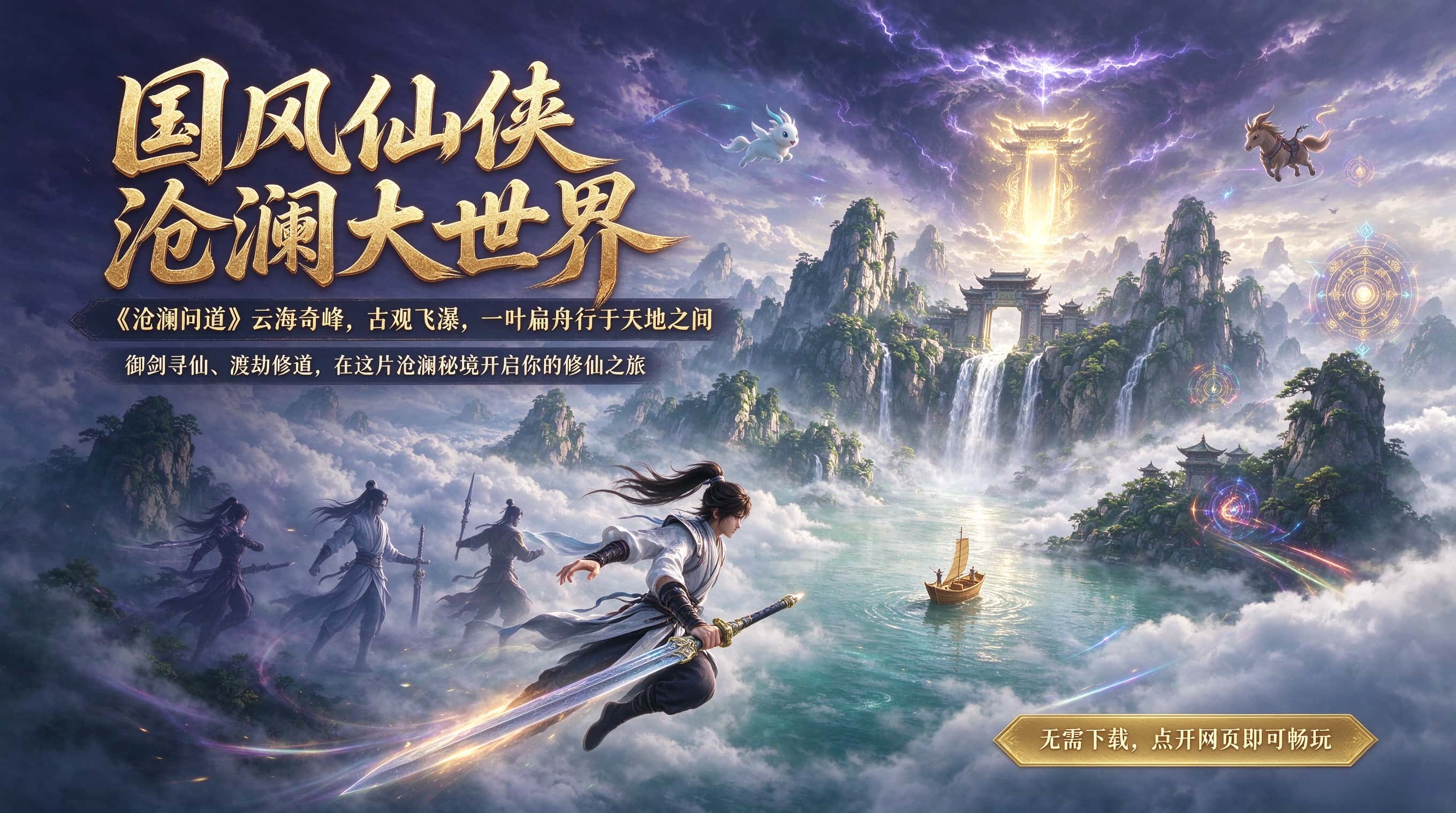 沧澜问道游戏画面